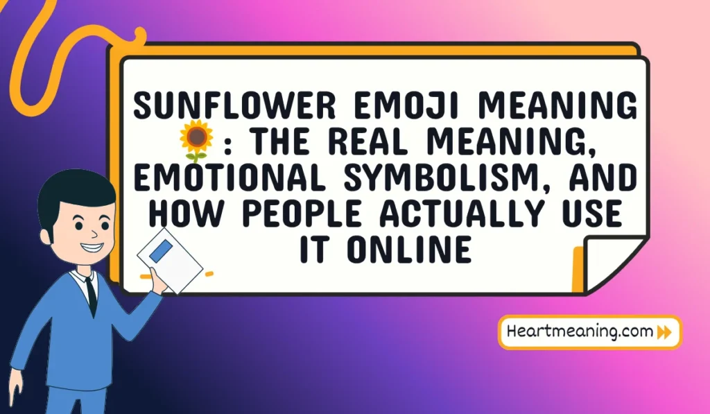 sunflower emoji meaning