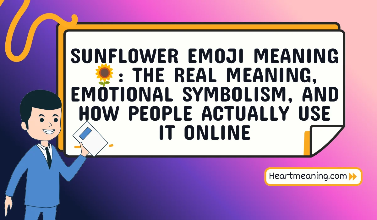 sunflower emoji meaning