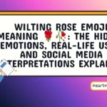 wilting rose emoji meaning